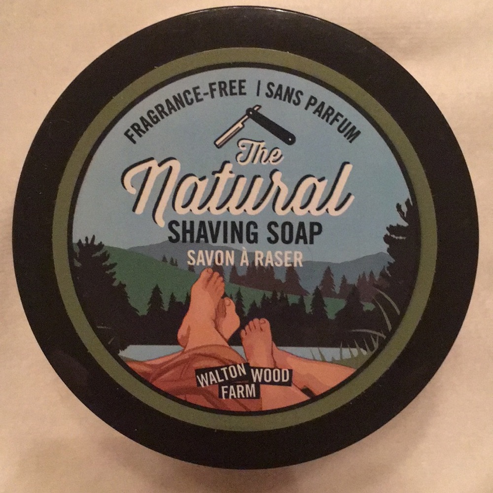 Walton Wood Farm Natural Shaving Soap-NWT